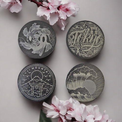 Sottobicchieri in ardesia Set Giappone