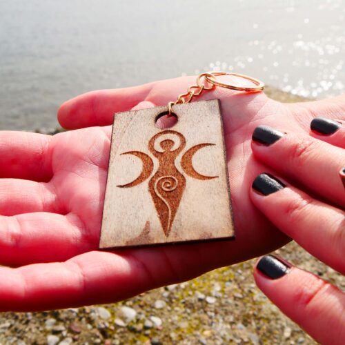 Portachiavi strega luna