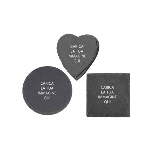 Sottobicchieri in Ardesia Personalizzati