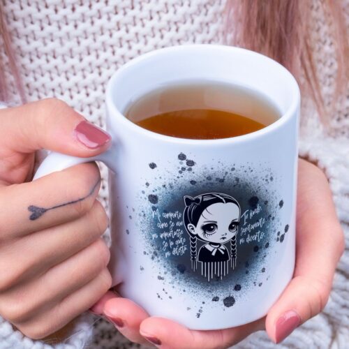 Tazza Mercoledì Addams StreetArt