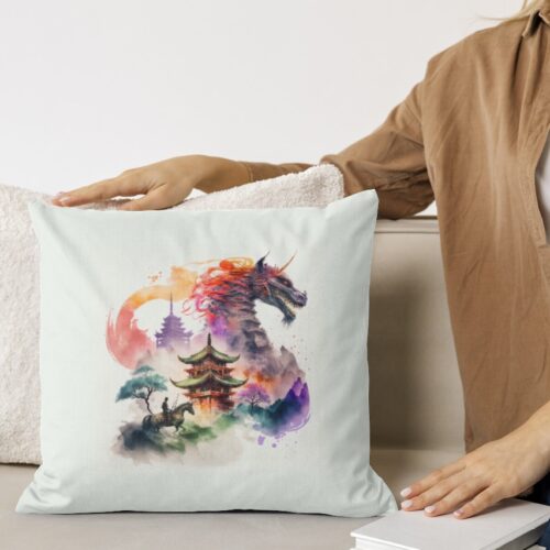 Cuscino motivo Giappone