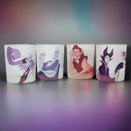 Set bicchieri cattivi Disney
