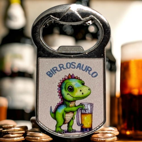 Apribottiglie magnetico Birrosauro